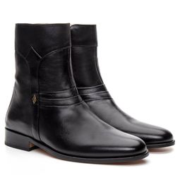 Bota Social Masculina Preta 7024
