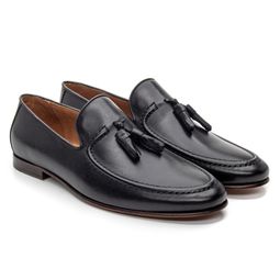 Mocassim Loafer Tassel Napoli Preto