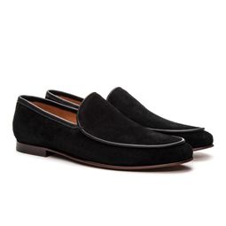 Mocassim Loafer Portofino Camurça Preto