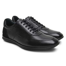 Sapatênis de Couro Preto 5322