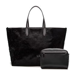 Bolsa Feminina Rina Pelo Preto Grande