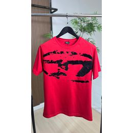 CAMISETA MC DIESEL LOGO CENTRO TEXTURADO - HOME ATACADO