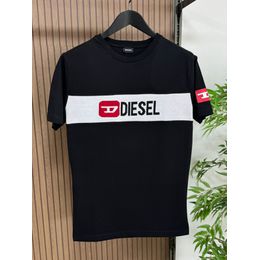 CAMISETA MC DIESEL LOGO CENTRO - HOME ATACADO