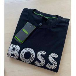 CAMISETA MC HUGO BOSS ESTAMPA METÁLICA BOSS - HOME ATACADO