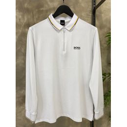 POLO ML HUGO BOSS COLARINHO PONTILHADO - HOME ATACADO