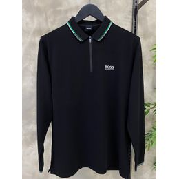 POLO ML HUGO BOSS COLARINHO PONTILHADO - HOME ATACADO