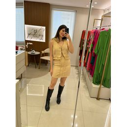 CONJ SHORT E COLETE TWEED/RO BEGE - 0006150009 - LARA CASTRO CLOSET