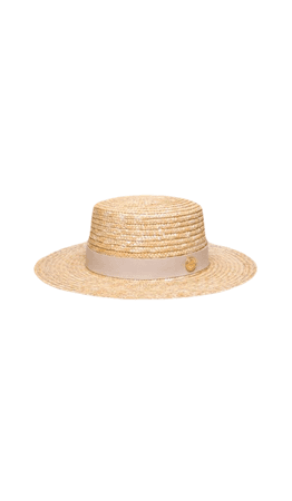 CHAPÉU PALHETA FAIXA NUDE - 654 - Cana Caju