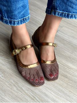 Sapatilha Tainá bronze