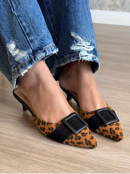 SCARPIN CHANEL FÁTIMA ANIMAL PRINT