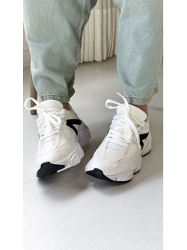 TÊNIS ALUZZA 9060 BRANCO E PRETO