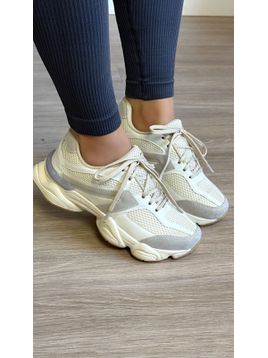 TÊNIS ALUZZA 9060 OFF E CINZA