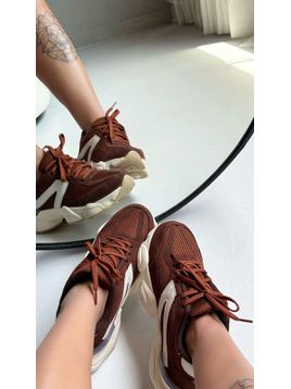 TÊNIS ALUZZA 9060 MARROM