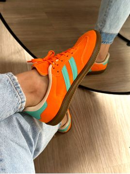 Tênis samba aluzza laranja 
