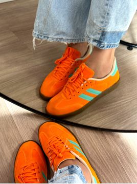 Tênis samba aluzza laranja 