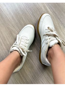 Tênis samba aluzza bege