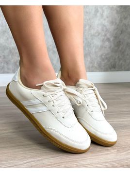 Tênis samba aluzza bege