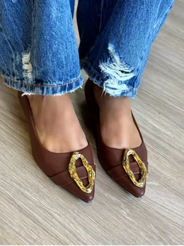 Sapatilha Olga Marrom
