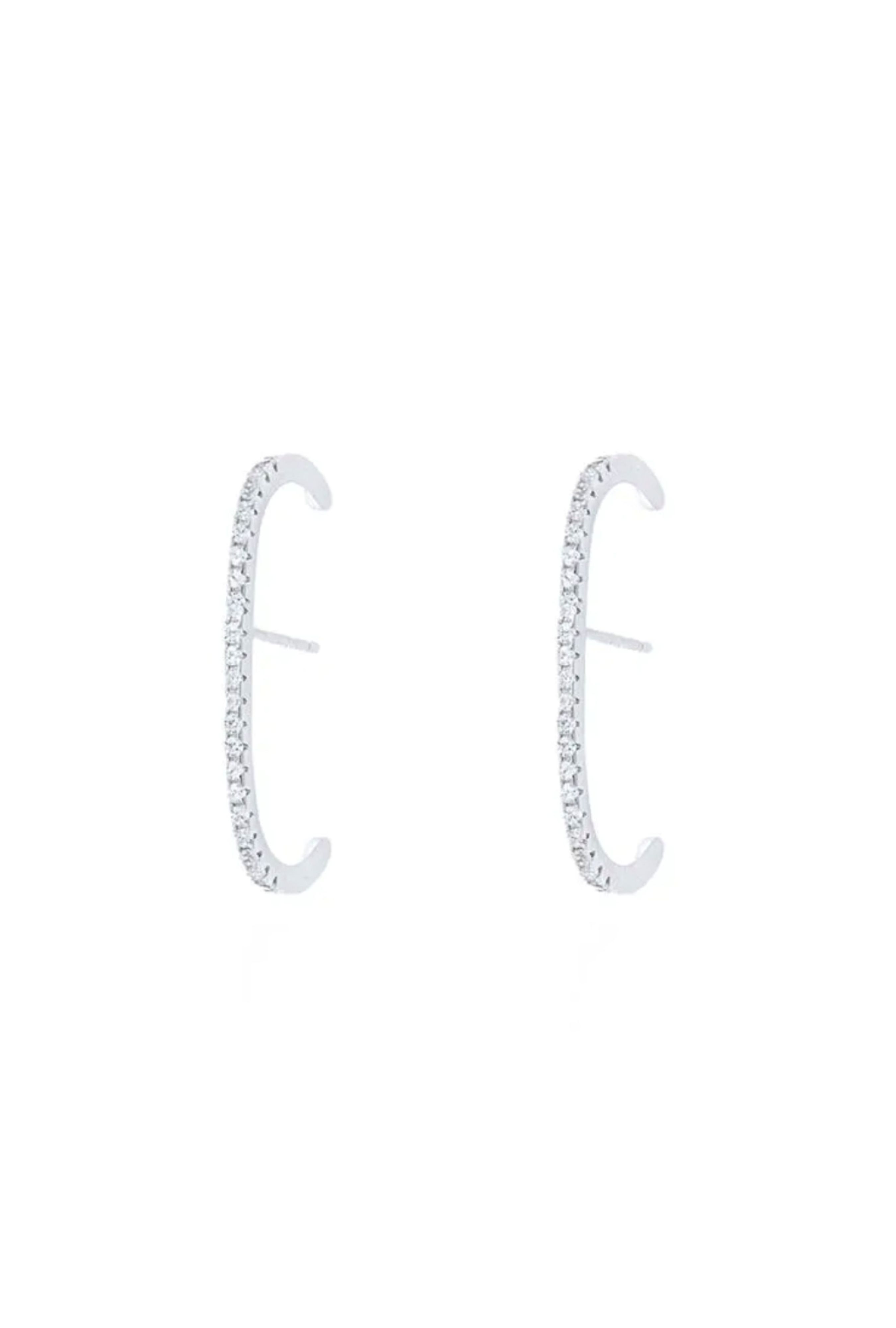Earhook 1 fileira cravejada - LETOAH