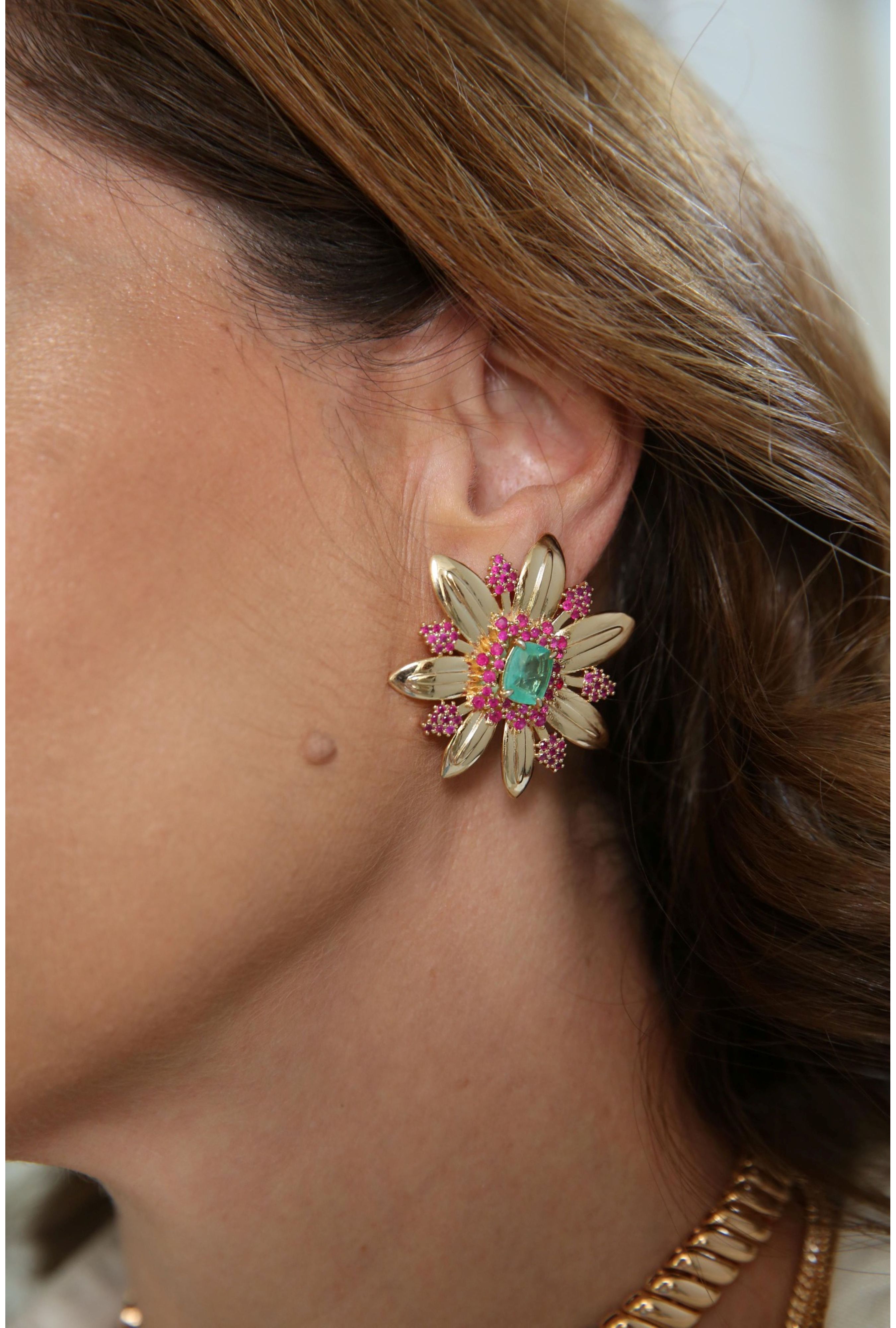 Brinco flor do oriente - LETOAH