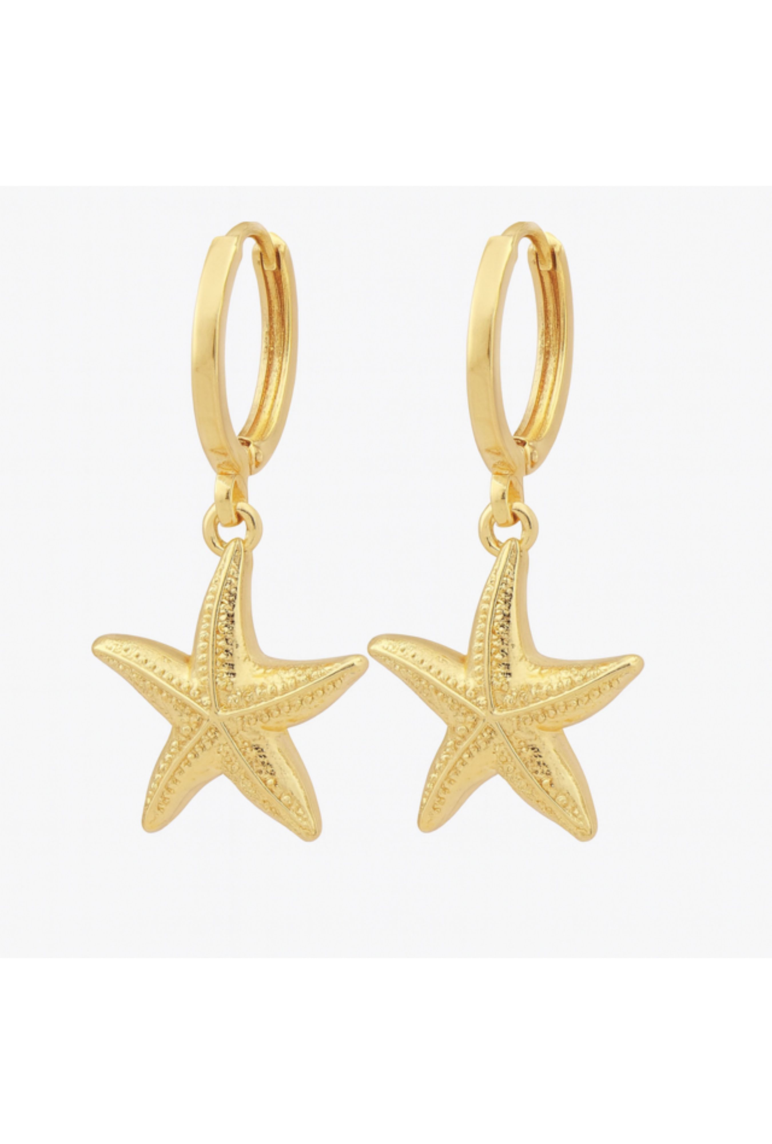 Brinco Argola estrela - LETOAH