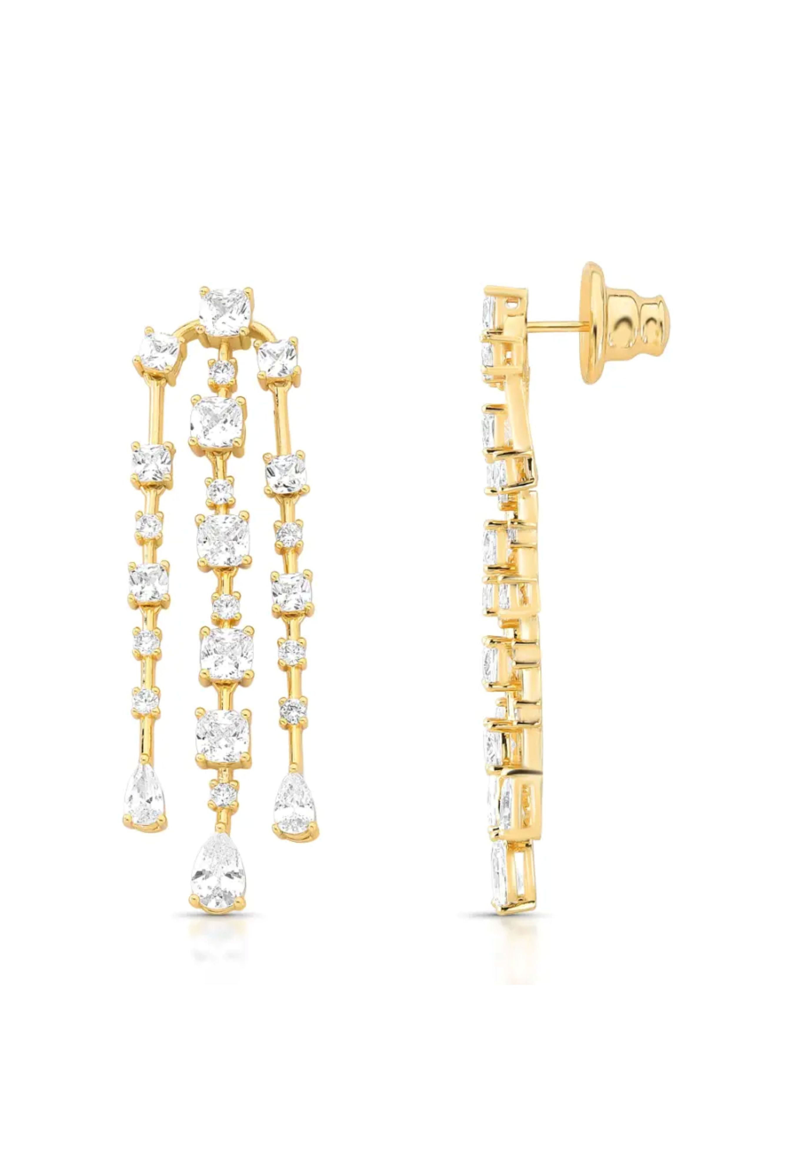 Brinco crystal rain - LETOAH