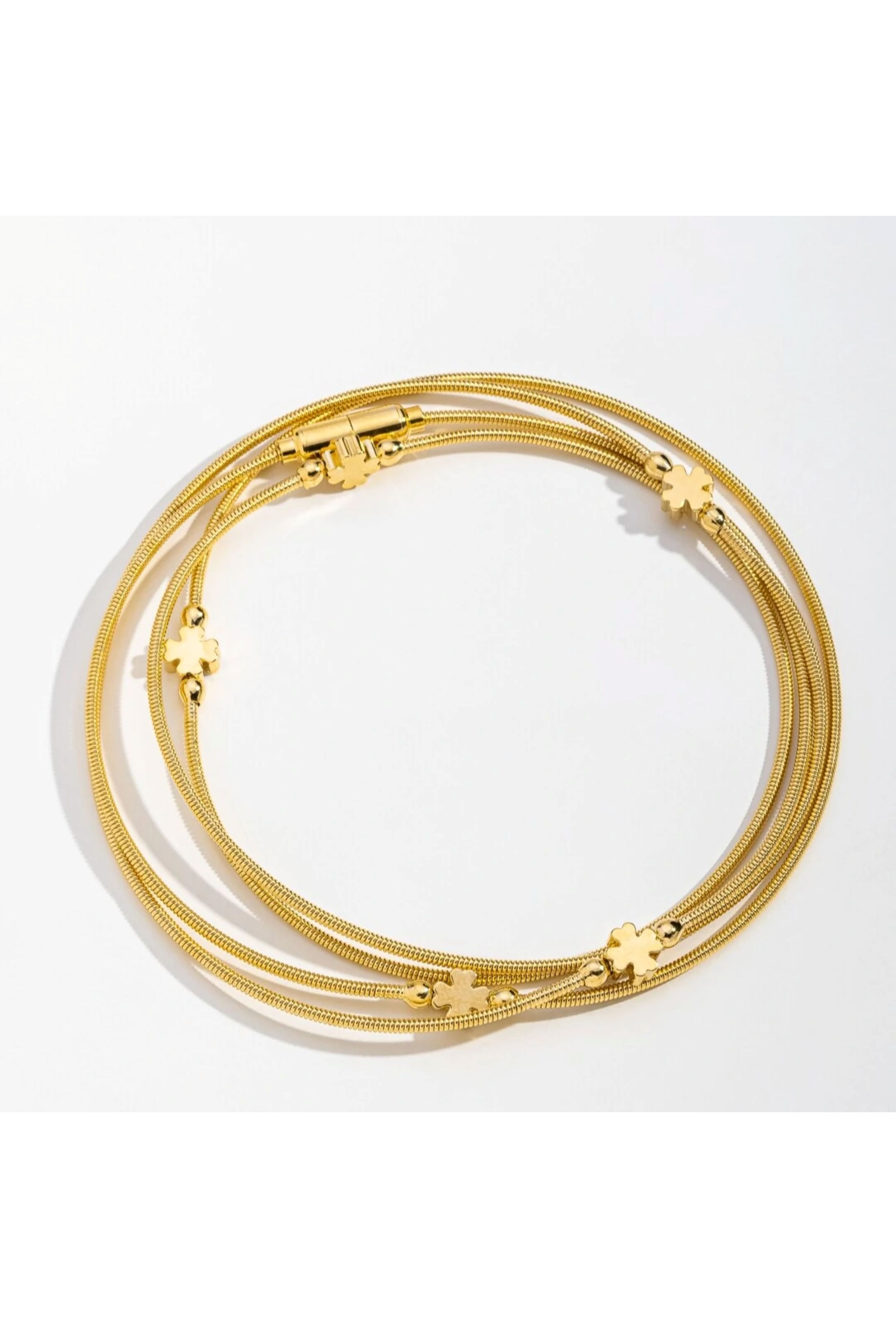 Pulseira Corda Violão Trevo - LETOAH