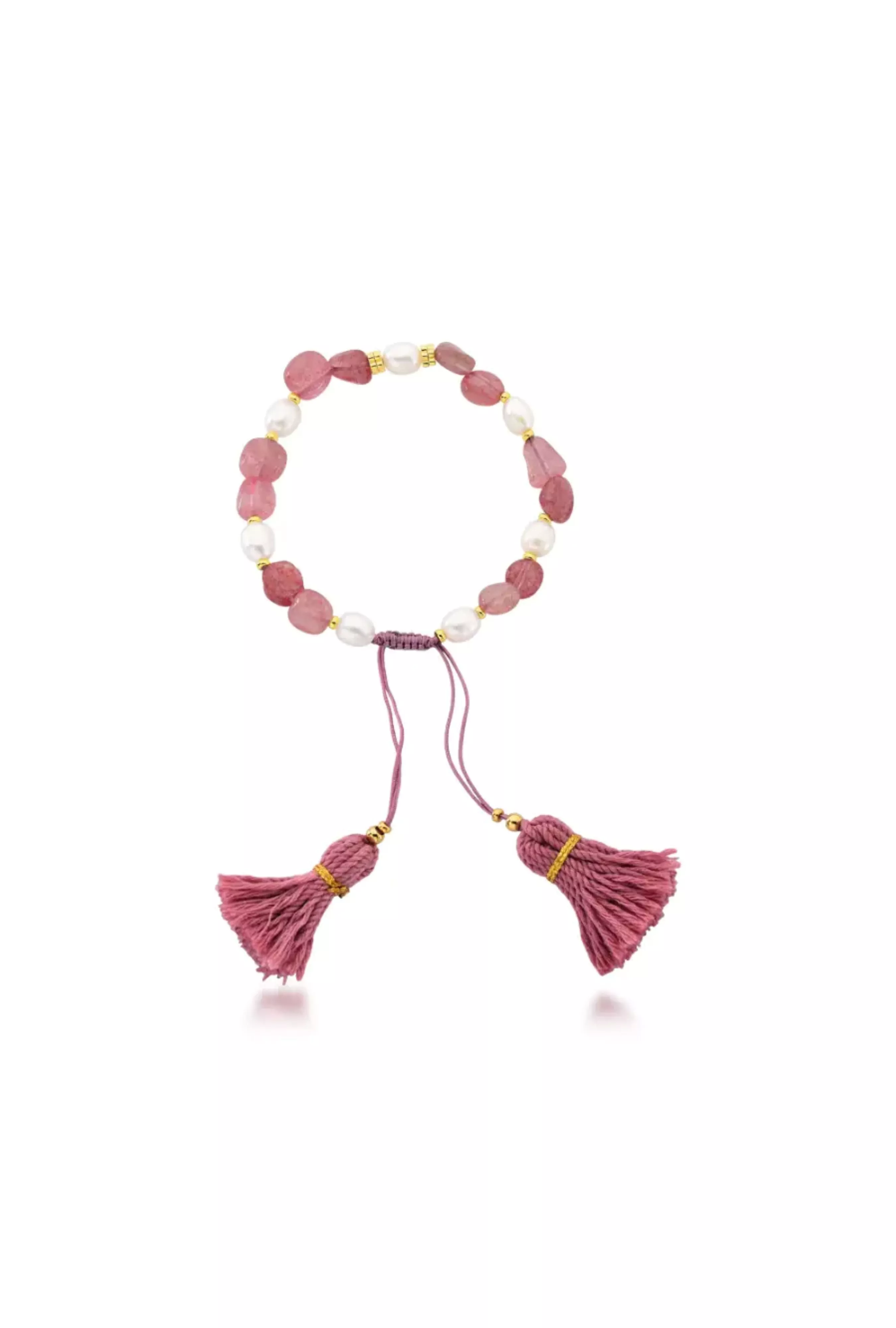 Pulseira Boho Rose ajustável - LETOAH