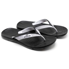 Chinelo Masculino Numeração Especial Alcalay - CH013 PRETO/TIRA BRANCA... - CALÇADOS ALCALAY