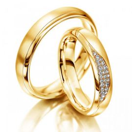 Aliança para Casamento - Casamento e Noivado - Ouro 18k - Helder Joalheiros