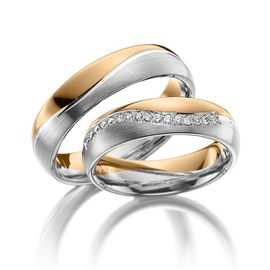Aliança de Bodas com Diamantes - Helder Joalheiros 