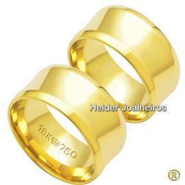 Aliança de Ouro 18k Casamento - Helder Joalheiros