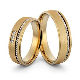 Aliança em Ouro 18k de Casamento e Noivado - Helder Joalheiros 