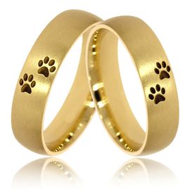 Aliança em Ouro 18k Pet - Helder Joalheiros 
