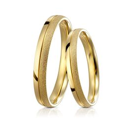 Aliança em Ouro 18k Fosca e Polida - Helder Joalheiros 