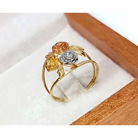 Anel em Ouro 18k Cacho de Flores - Helder Joalheiros 