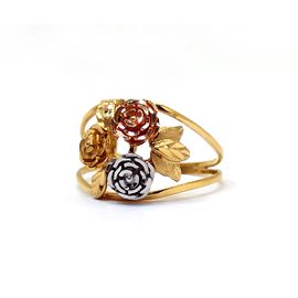 Anel em Ouro 18k Cacho de Flores - Helder Joalheiros