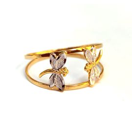 Anel em Ouro 18k Libelula Duplo - Helder Joalheiros 