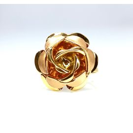 Anel em Ouro 18k Personalizado com Flor em Ouro Rosê - Helder Joalheiros