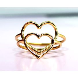 Conjunto de Anéis Mãe e Filha Coração Fio personalizado em Ouro 18k - Helder Joalheiros