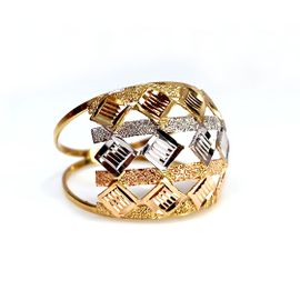 Anel em Ouro 18k Triângulos Diamantados - Helder Joalheiros