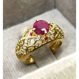 Anel de Formatura Jade em Ouro 18k personalizado Rubi, Safira, Água Marinha e demais pedras - Helder Joalheiros 