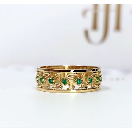 Anel de Formatura Desenhado e Personalizado para o curso de Medicina em Ouro 18k - Helder Joalheiros 