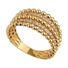 Anel em Ouro Amarelo 18k com Diamantes - Helder Joalheiros