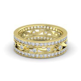 Anel Cravejado com Diamantes em Ouro 18k - Helder Joalheiros