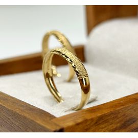 Aparador de Aliança para noivado e Casamento em Ouro 18k Fosco - Helder Joalheiros 