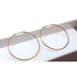Brinco de Argola em Ouro 18k Fio redondo - Helder Joalheiros 