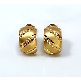 Brinco em Ouro 18k Bojudo Diamantado - Helder Joalheiros