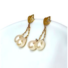 Brinco em Ouro 18k Pingentes Pérolas - Helder Joalheiros 
