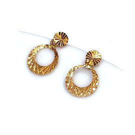 Brinco em Ouro 18k Redondo Diamantado - Helder Joalheiros 